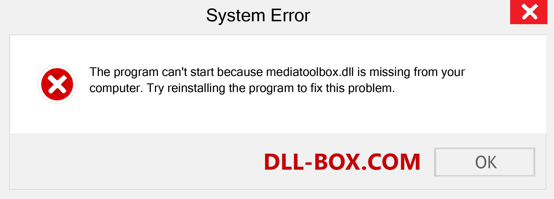  mediatoolbox.dll file is missing?. Download for Windows 7, 8, 10 - Fix  mediatoolbox dll Missing Error on Windows, photos, images